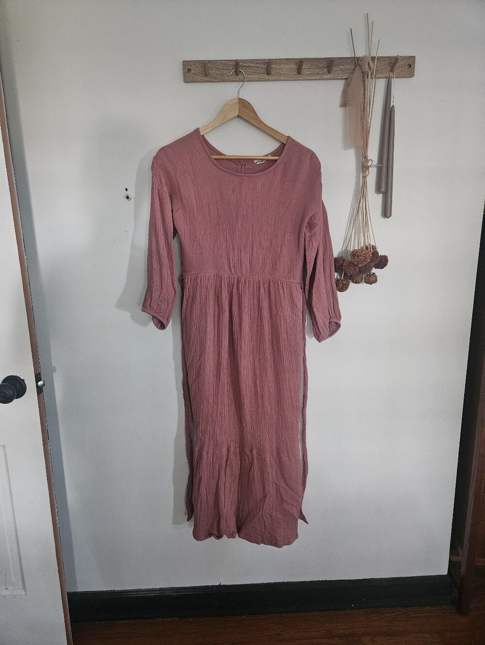 Little Cottonwood Lily Dress In Mauve